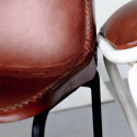 Poltrona Vintage - Pelle/Ferro
