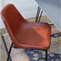 Poltrona Vintage - Pelle/Ferro