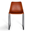 Poltrona Vintage - Pelle/Ferro