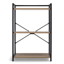 Mensola \'Tre\' - Nero/Legno