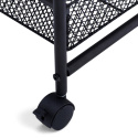 Carrello da cucina/Carrello bar \'Grums\' - Nero/Legno