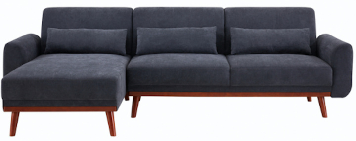 Divano letto \'Texas\' - Grigio scuro nel gruppo Mobili / Divani / Divani letto presso Reforma (MLM-502580)