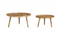 Tavolino \'Manarola\' 2 pezzi - Marrone