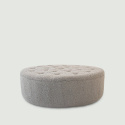 Puff \'Dimple\' Rotondo 100cm - Grigio