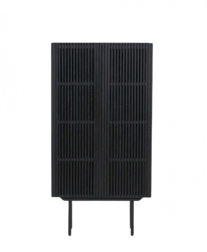 Panca alta \'Louvre\' - Nera nel gruppo Mobili / Mensole & stoccaggio / Armadi e credenze presso Reforma (NJ9874-BO)