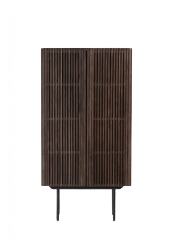 Panca alta \'Louvre\' - Noce nel gruppo Mobili / Mensole & stoccaggio / Armadi e credenze presso Reforma (NJ9874-SO)