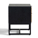 Comodino \'Punt\' - Rovere/Nero