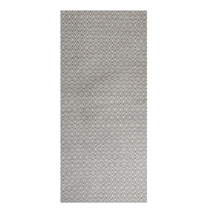 Tappeto \'Cozy Luxury\' 90x200cm - Grigio/Bianco nel gruppo Arredamento / Tappeti / Tappeti riciclati presso Reforma (Pet-Pattern-90x200)
