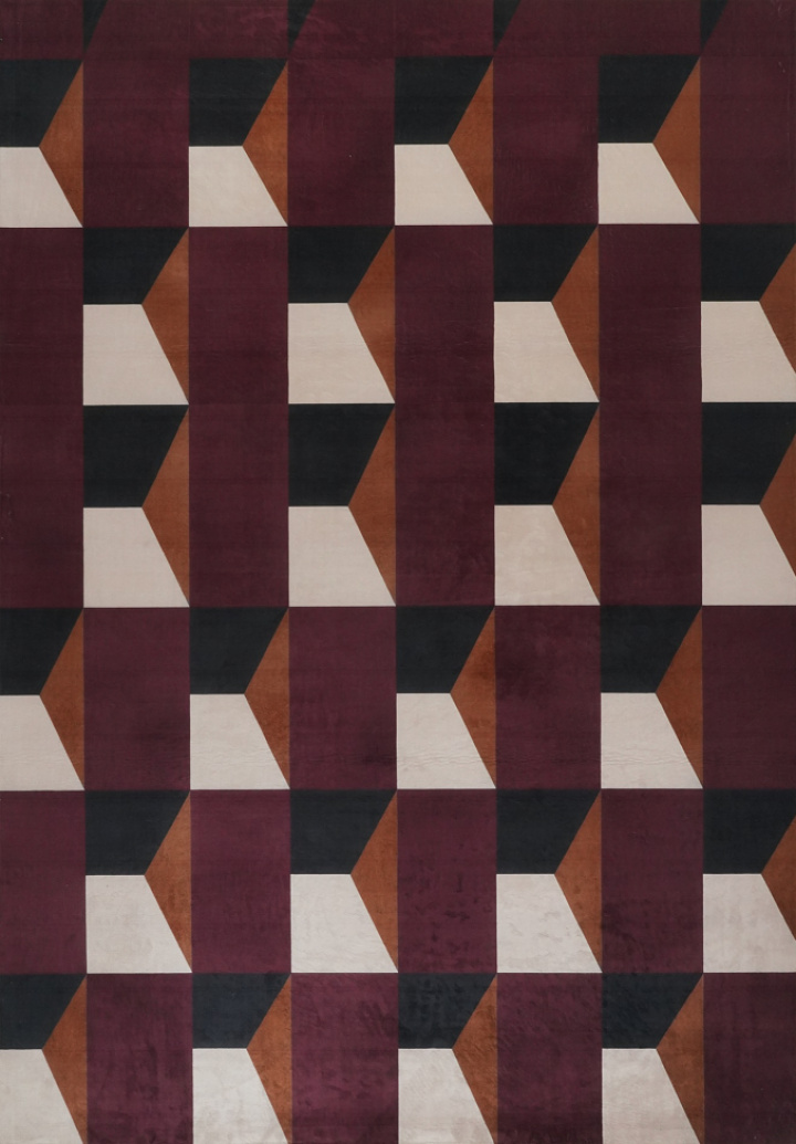 Tappeto \'Valora\' - Rosso/Viola nel gruppo Arredamento / Tappeti presso Reforma (RG01-266)