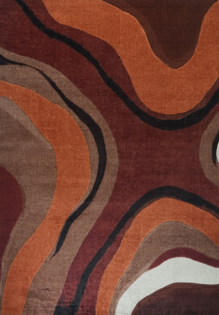 Tappeto \'Marionae\' - Rosso/Multicolore nel gruppo Arredamento / Tappeti presso Reforma (RG01-42)