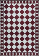 Tappeto \'Crestina\' - Rosso/Bianco