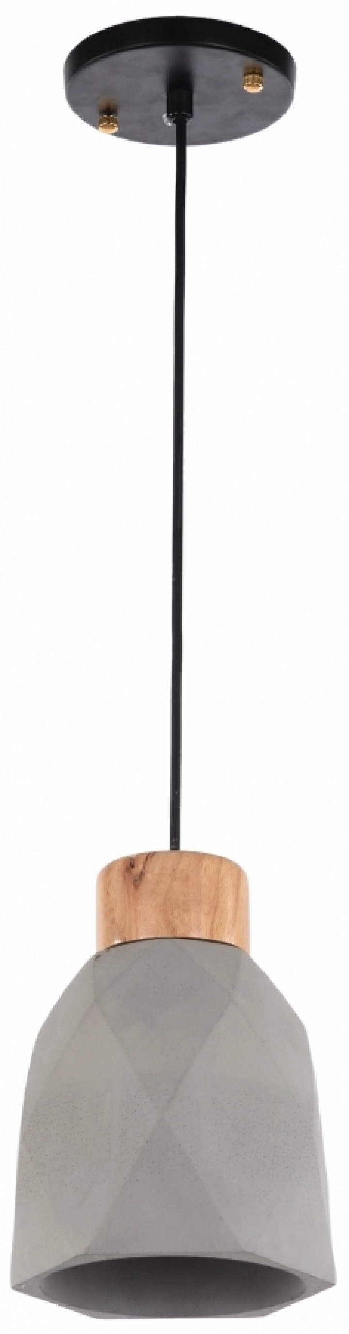 Lampadario \'Mika\' - Legno/Cemento nel gruppo Illuminazione / Lampade / Lampade a soffitto presso Reforma (RH187-concrete)