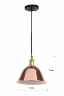 Lampada da soffitto \'Rose\' - Oro rosa