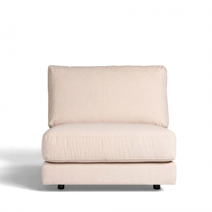 Modulo \'Messina\' 93x110cm - Bianco sporco nel gruppo Mobili / Divani / Divani modulari presso Reforma (Rio-1-Fortis01)