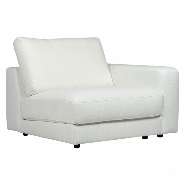 Modulo \'Messina\' 104x110cm - Bianco nel gruppo Mobili / Divani / Divani modulari presso Reforma (Rio-1-rigth-Grace01)