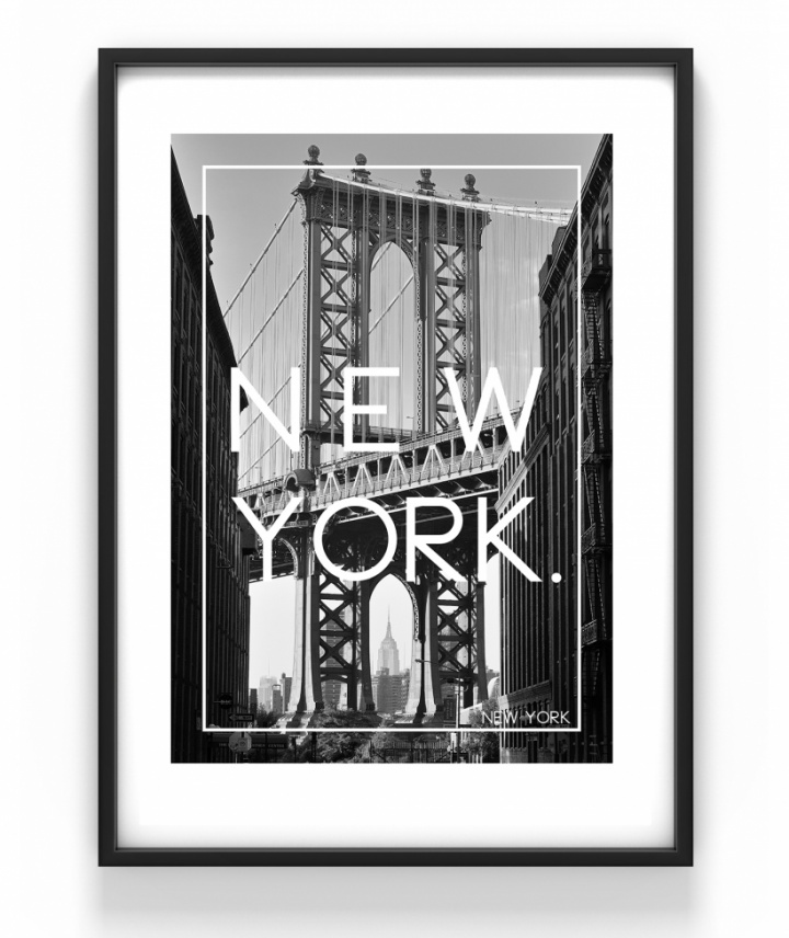 Poster New York Foto 30x40cm nel gruppo Arredamento / Decorazione / Quadri e poster presso Reforma (S20r)
