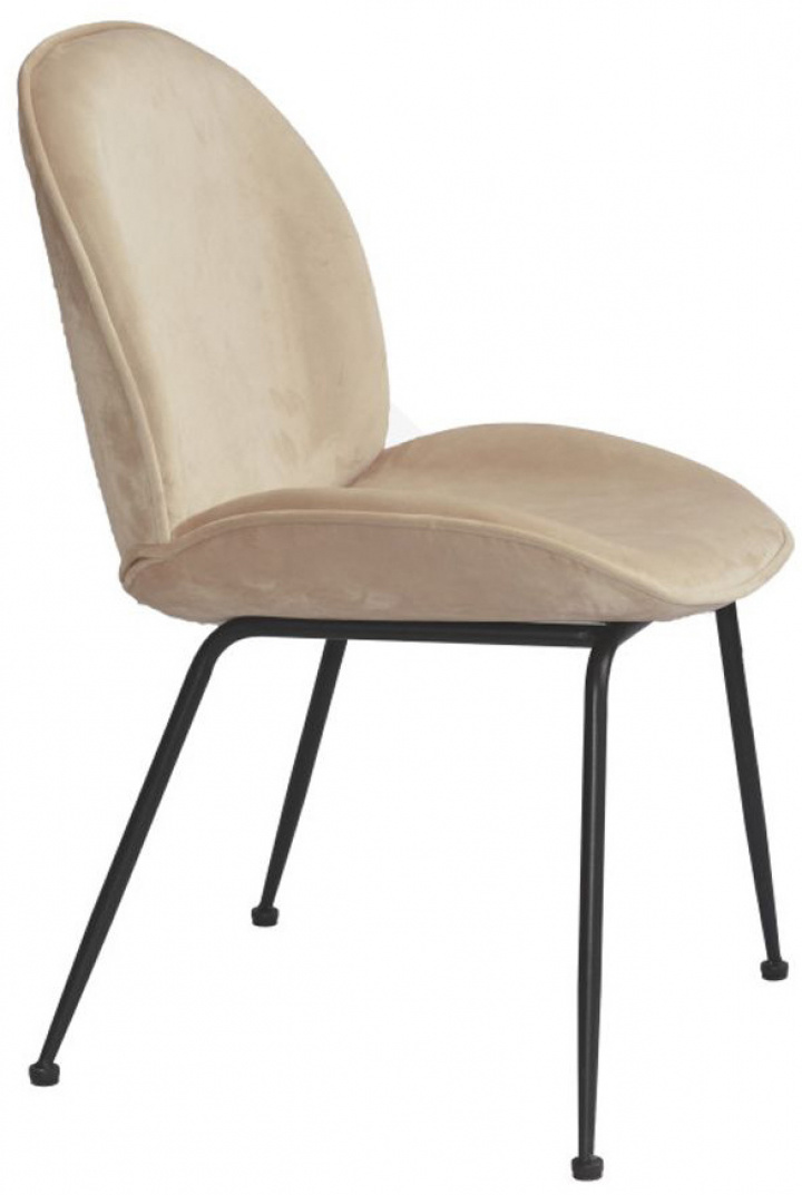 Sedia \'Lux\' - Sabbia/Nero nel gruppo Mobili / Mobili per sedersi / Sedie presso Reforma (SC-263F-beige)