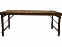 Tavolo da pranzo Vintage 180x90cm - Legno/Ferro