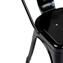 Sedia \'Montmartre\' - Lucido nero