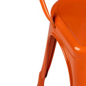 Sedia \'Montmartre\' - Lucido arancione