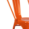 Sedia \'Montmartre\' - Lucido arancione