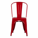 Sedia \'Montmartre\' - Lucido rosso