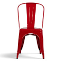 Sedia \'Montmartre\' - Lucido rosso