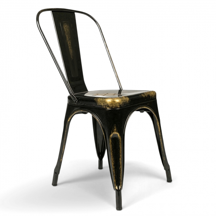 Sedia \'Montmartre\' - Vintage nero/antico nel gruppo Mobili / Mobili per sedersi / Sedie presso Reforma (SM-1027C-sBlackgold)