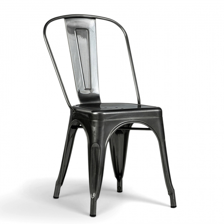 Sedia \'Montmartre\' - Acciaio rustico nel gruppo Mobili / Mobili per sedersi / Sedie presso Reforma (SM-1027C-steel)