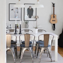Sedia \'Montmartre\' - Acciaio rustico