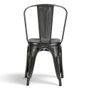 Sedia \'Montmartre\' - Acciaio rustico