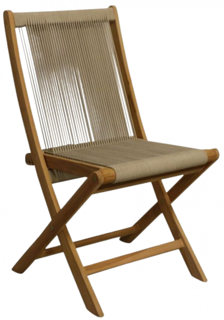 Sedia da giardino \'Rope\' - Teak nel gruppo Mobili / Mobili da esterno / Sedie da giardino presso Reforma (STCO00700A)