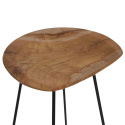 Sgabello \'Teak\' 77cm - Naturale
