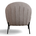 Poltrona \'Gori\' - Beige/Bouclé