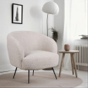 Poltrona \'Capri\' - Beige/Bouclé
