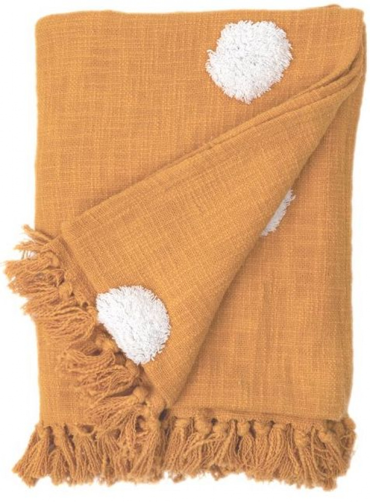 Coperta \'Dots\' - Arancione nel gruppo Arredamento / Tessuti / Plaid e coperte presso Reforma (Throw-Striped-12)