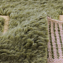 Tappeto Rya \'Kiberg Handwoven Wool\' - Verde