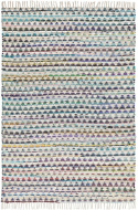 Tappeto di stracci \'Lindby\' - Multicolore/blu