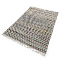 Tappeto di stracci \'Lindby\' - Multicolore/blu