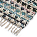 Tappeto di stracci \'Lindby\' - Multicolore/blu