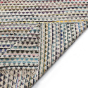 Tappeto di stracci \'Lindby\' - Multicolore/blu