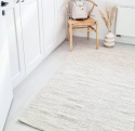Tappeto in lana \'Dhurry\' 70x200cm - Naturale