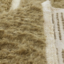 Tappeto Rya \'Leknes Handknitted Wool\' - Verde