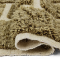 Tappeto Rya \'Leknes Handknitted Wool\' - Verde