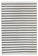 Tappeto in cotone \'Helle\' 200x290cm - Bianco/Nero