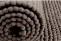 Tappeto in lana \'Avafors Wool Bubble\' 240x240cm - Marrone