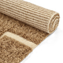 Tappeto Rya \'Kiberg Lana Tessuta A Mano\' - Beige