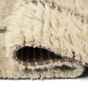 Tappeto Rya \'Kiberg Lana Tessuta A Mano\' - Bianco