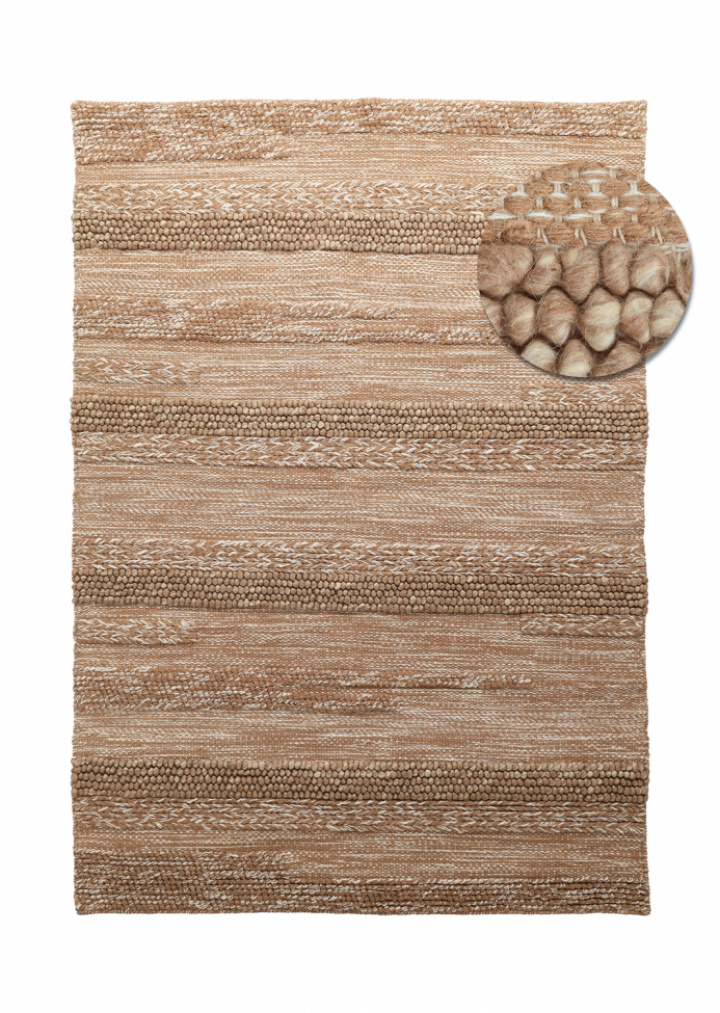 Tappeto di lana \'Almaty\' - Marrone chiaro nel gruppo Arredamento / Tappeti / Tappeti in lana presso Reforma (V10201444)