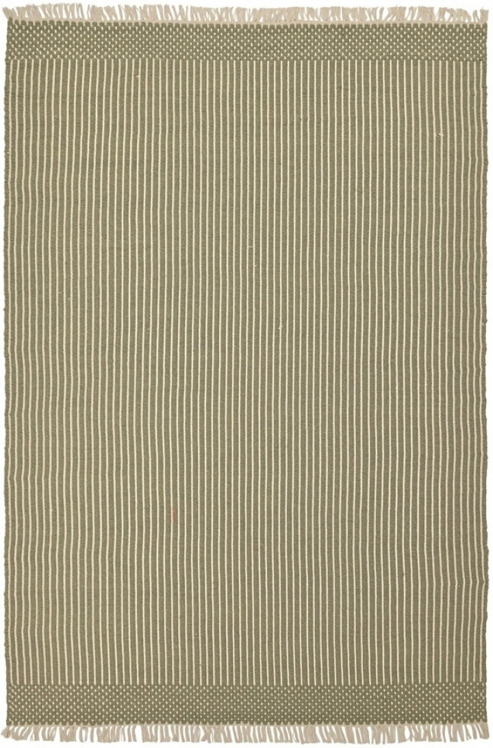 Tappeto di lana \'Arbil\' - Verde/bianco nel gruppo Tappeti / Tappeti in lana presso Reforma (V102015001)